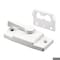 Prime-Line Sash Lock w/Face-Mount Keeper, 2-1/4in Hole Center Spacing, Diecast Zinc, White F 2767 - alternate 1